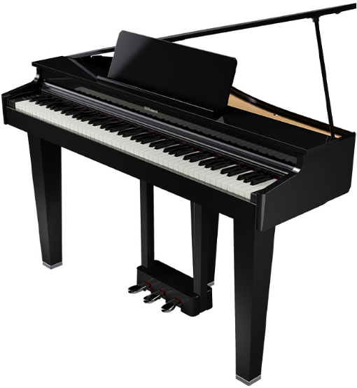 Roland GP-3 Piano de Cauda Digital Preto Polido
