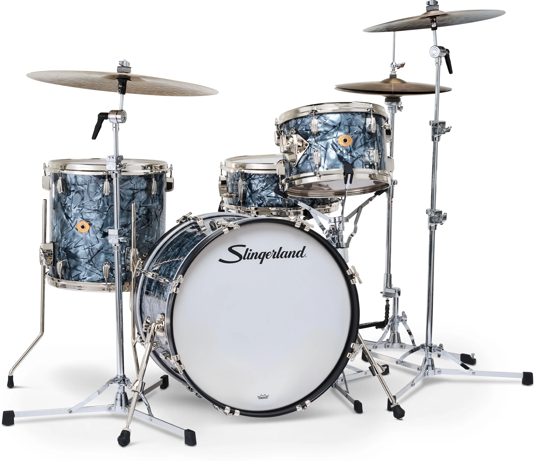<b>Slingerland Radio King Outfit 12/14/20 with Snare SLKTFPK20N04DK069</b>