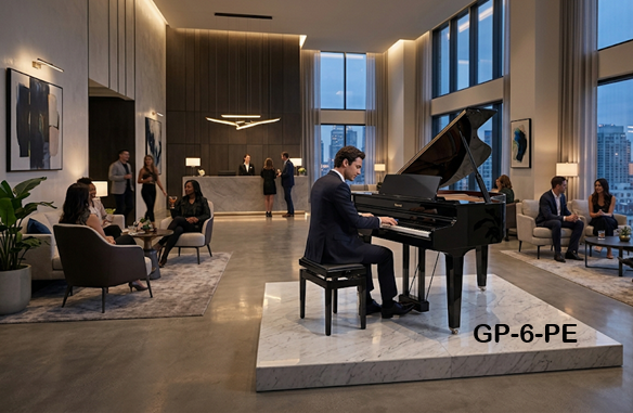Roland GP-6-PE PIANO CAUDA PRETO POLIDO 10 ANOS GARANTIA