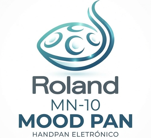 <b>Roland MN-10 MOOD PAN Handpan Instrumento Percuss&atilde;o Eletr&oacute;nico</b>