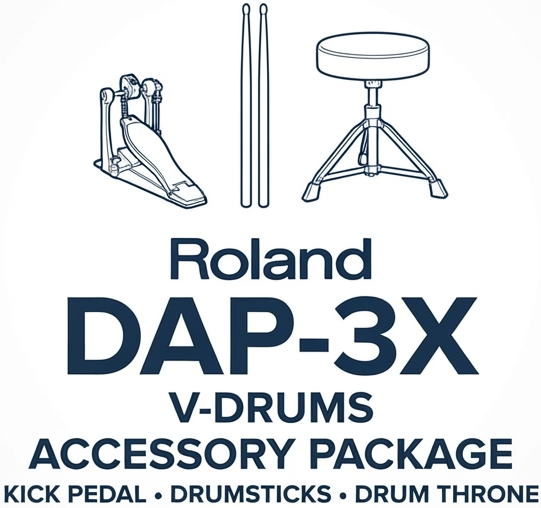 <b>Roland DAP-3X Package Acessórios Hardware para Bateria</b>