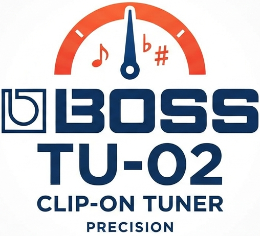 <b>BOSS TU-02 Afinador Cromático para Guitarra Elétrica, Baixo, Ukulele</b>