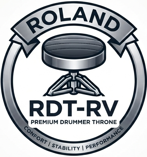 <b>Roland RDT-RV Banco de Bateria Premium com Assento Redondo em Vinil</b>