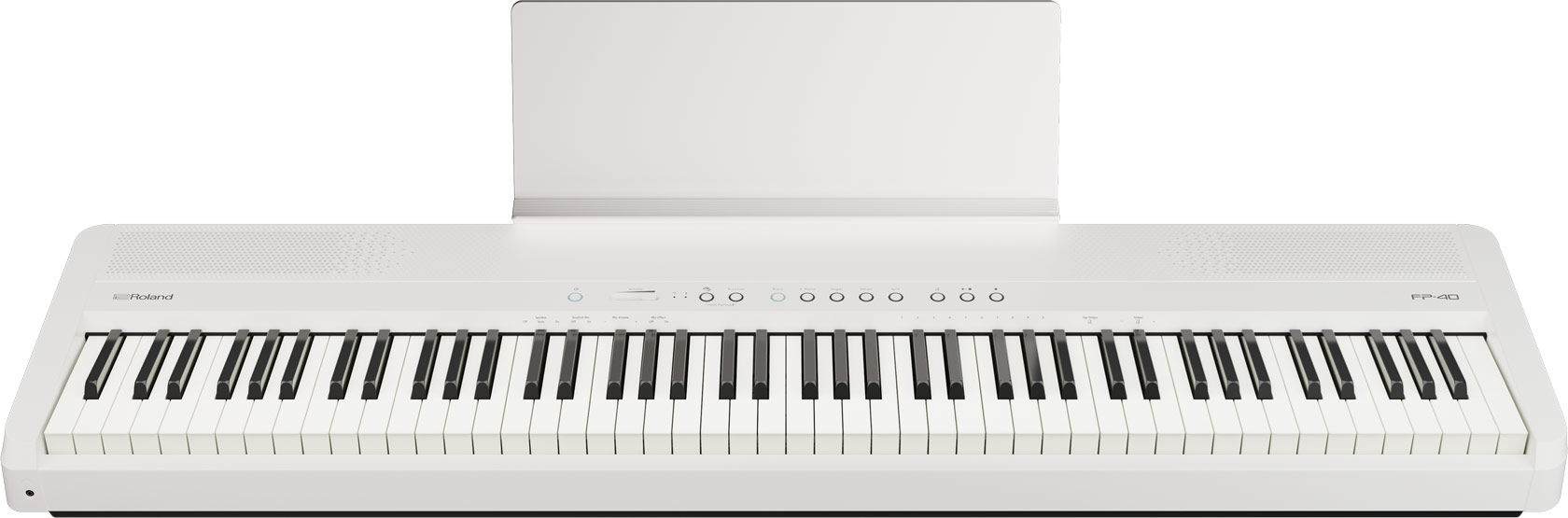 <b>Roland FP-40 White Piano Digital Portátil com WI-FI nova app PIANO SPHERE NEW!</b>