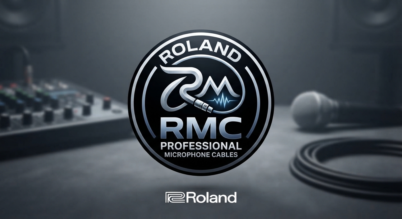 <b>Cabo Microfone XLR Balanceado Roland Série RMC-G GOLD</b>